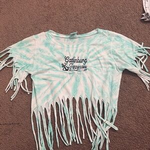 Tie dye crop top